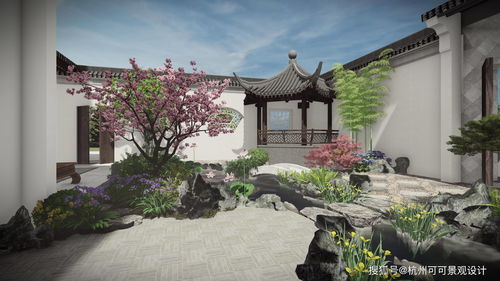 杭州別墅庭院設(shè)計(jì) 一個(gè)精巧的亭子,便是院子中的一處好風(fēng)景